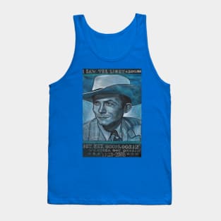 Blue Hank Williams Tank Top